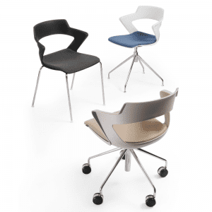 designerskie krzesło konferencyjne w różnych konfiguracjach