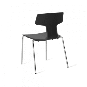 czarne krzesło restauracyjne plastikowe krzesło konferencyjne Split