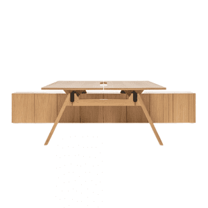 VIGA biurko podwójne do gabinetu szefów prosta i piękna forma biurka oraz wzorowa funkcjonalność