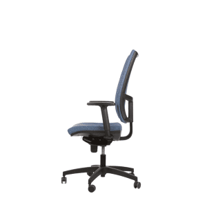 Pracownicze krzesło obrotowe MIRA z tapicerowanym tkaniną siedziskiem i oparciem Intar Seating 2